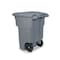 Toter 96 Gal. Graystone Document Trash Can with Wheels and Lid Lock CDA96 - alternate 6